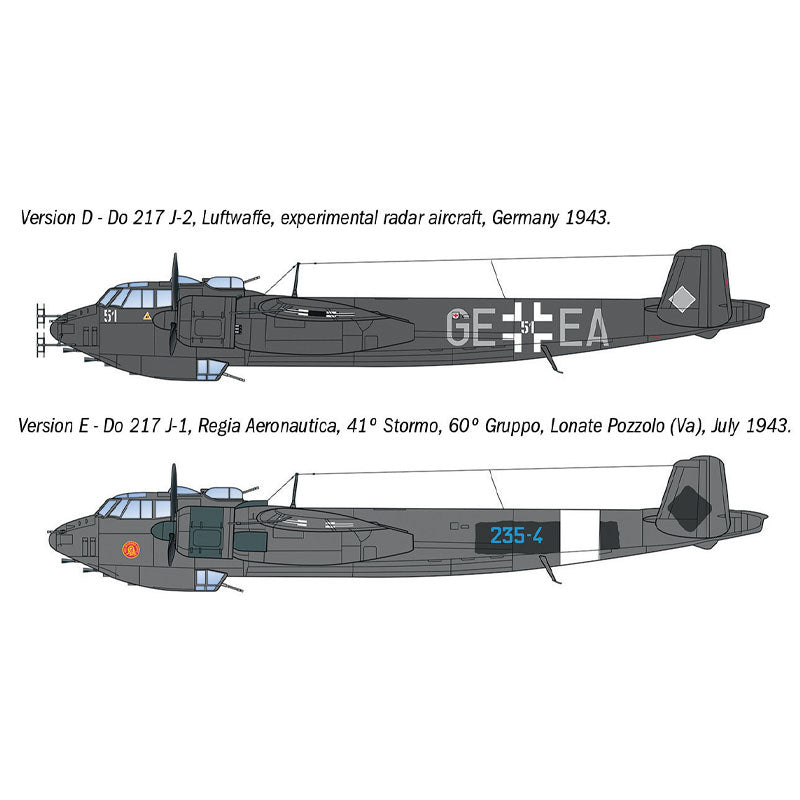 Dornier Do217 J1/J2 Nachtjager - 1/72 Scale - Italeri - IT91266