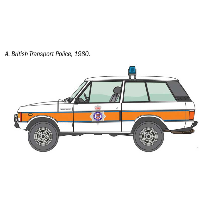 Range Rover Police Type - 1/24 Scale - Italeri - IT93661