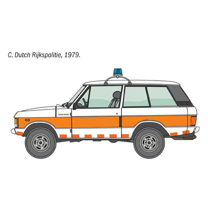Range Rover Police Type - 1/24 Scale - Italeri - IT93661