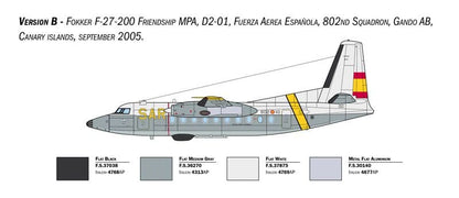 Fokker F-27 Maritime Patrol - 1/72 Scale - Italeri - IT1455
