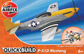 Quickbuild P-51D Mustang Airfix J6016