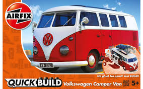 Quickbuild VW Camper Van (Red) Airfix J6017
