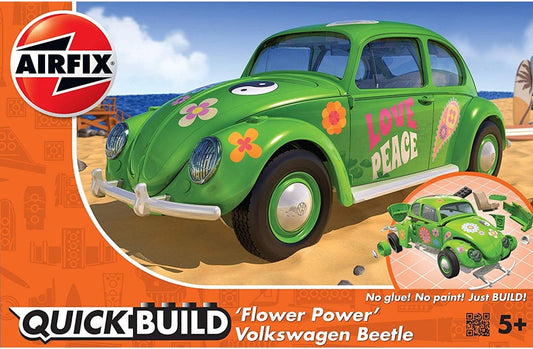 Quickbuild Flower-Power VW Beetle (Green) Airfix J6031