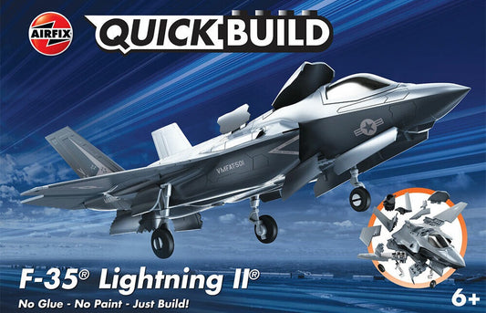 Quickbuild F-35B Lightning II - 38 Pieces Wingspan: 260 (mm) - Airfix - J6040