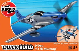 Quickbuild D-Day P-51D Mustang Airfix J6046