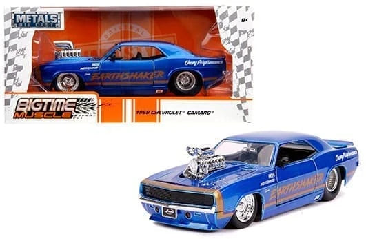 Chevrolet Camaro Earthshaker BTM Blue 1968 - 1/24 Scale - JADA - JAD31323