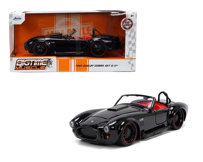 Shelby Cobra 427 Bigtime Muscle Black 1965 - 1/24 Scale - JADA - JAD32704