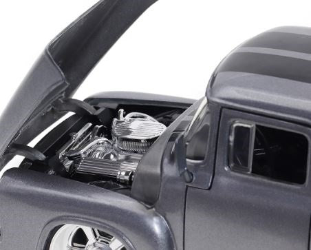Ford F-100 P/UP Just Trucks Exclusive Grey/Black 1956 - 1/24 Scale - Jada - JAD34308