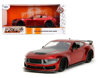 Ford Mustang Dark Horse Candy Red BTM 2024 - 1/24 Scale - Jada - JAD35277