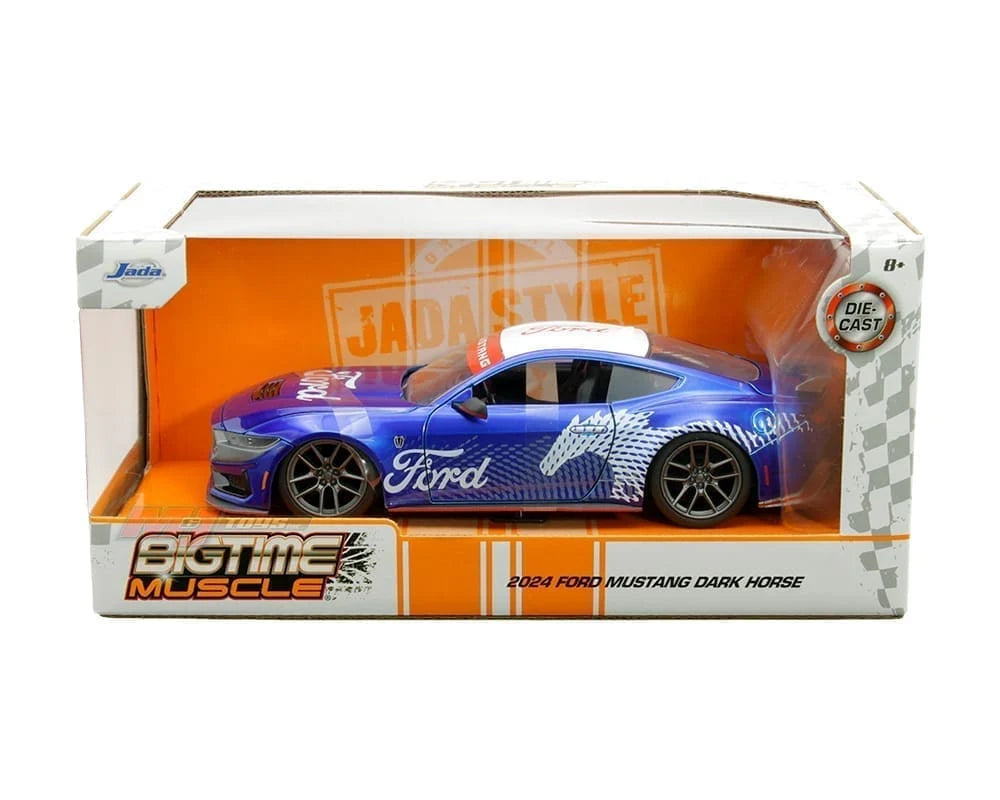 Ford Mustang Dark Horse BTM Blue 2024 - 1/24 Scale - Jada - JAD35419