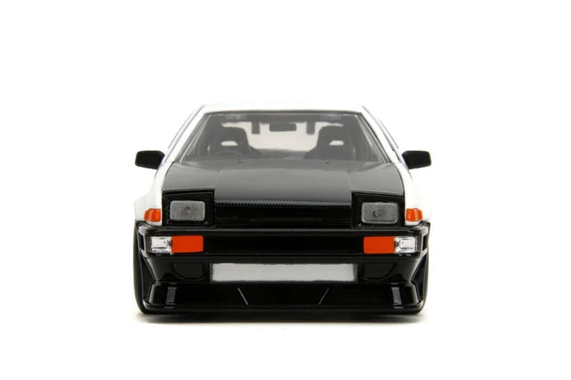 Toyota Trueno AE86 White with Black Hood JDM - 1/24 Scale - Jada - JAD35956