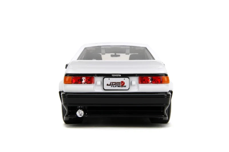 Toyota Trueno AE86 White with Black Hood JDM - 1/24 Scale - Jada - JAD35956