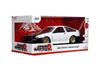 Toyota Trueno AE86 White with Black Hood JDM - 1/24 Scale - Jada - JAD35956