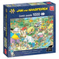 Camping in the Forest  - 1000 Piece Jumbo Puzzles JB1110100603