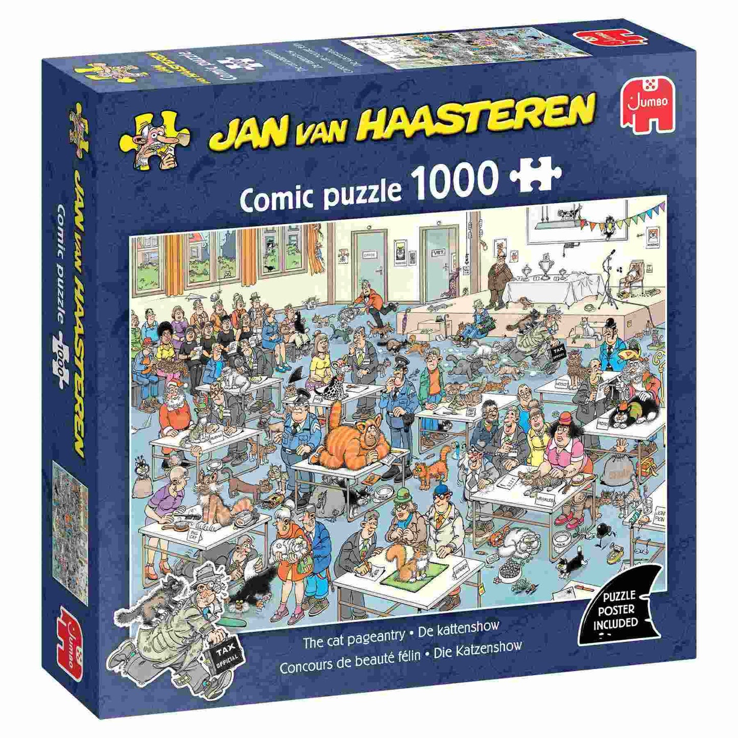The Cat Pageantry - 1000 Piece Jumbo Puzzle  JB1110100619