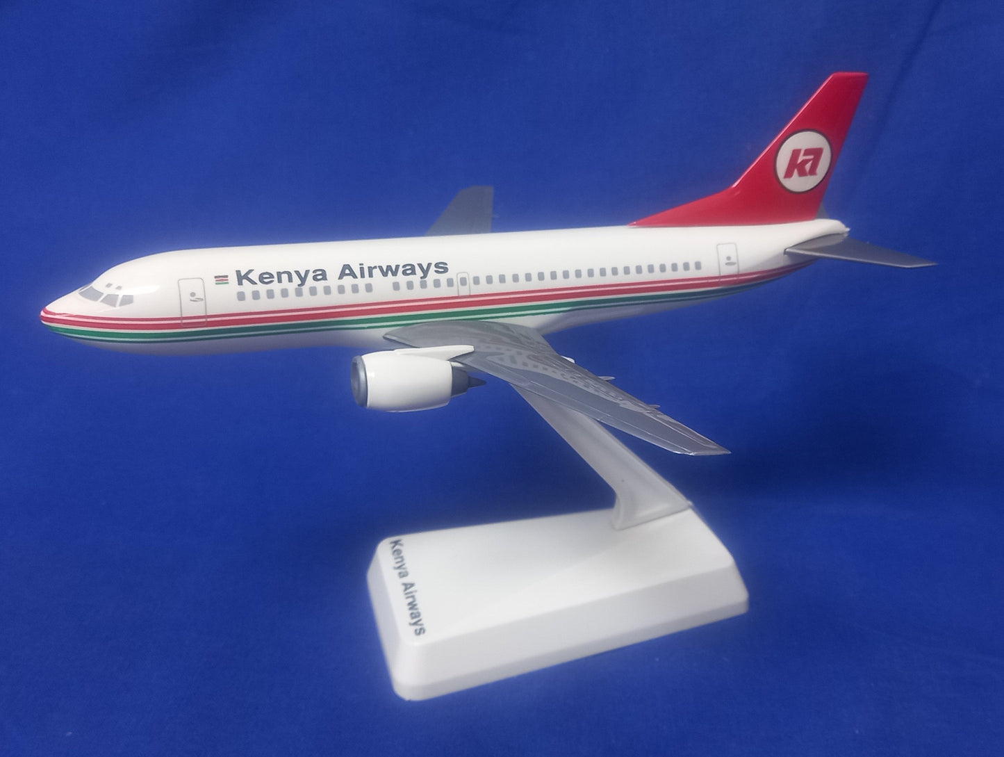 Boeing 737-300 Kenya Airways Desktop Display Model - 1/180 Scale  Wooster W662 JW16