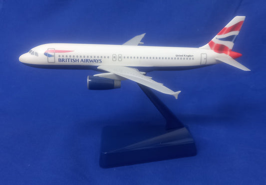 Airbus A320 British Airways Desktop Display Model - 1/200 Scale PPC Models BAA320 JW18