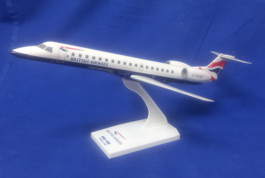 Embraer ERJ-145 British Airways Desktop Display Model - 1/100 Scale  Skymarks SKR255 JW9