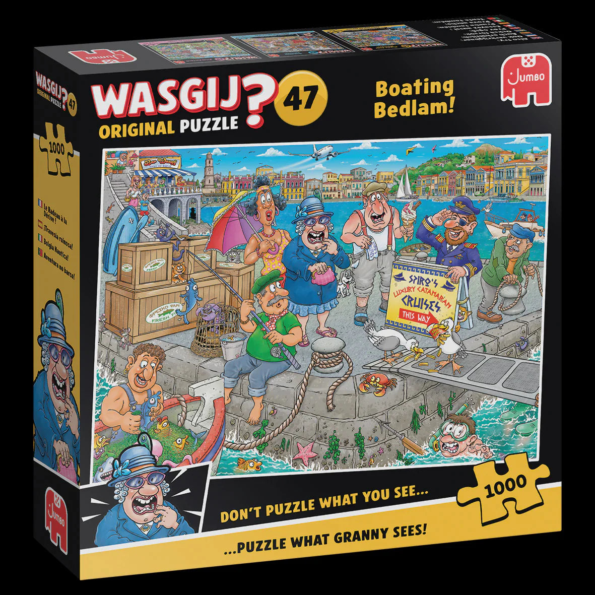 Wasgij Original 47 Boating Bedlam 1000 pcs - Jumbo Puzzle - JB1110100511