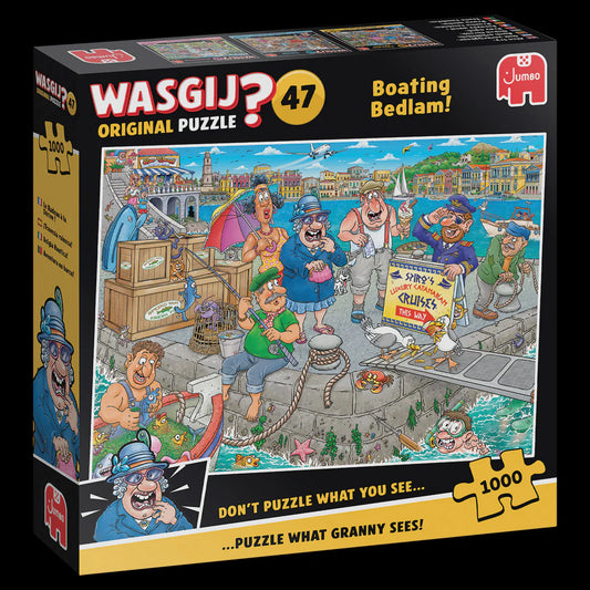 Wasgij Original 47 Boating Bedlam 1000 pcs - Jumbo Puzzle - JB1110100511