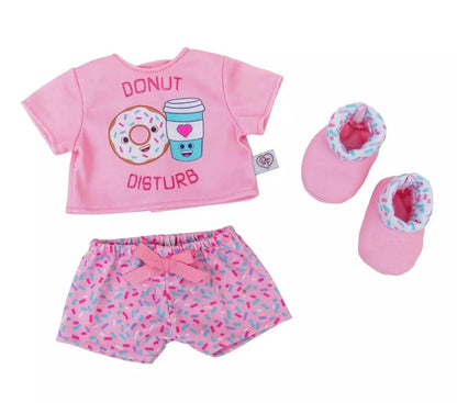 Doughnut Time Pyjamas for 46cm Doll DesignaFriend KK5484I