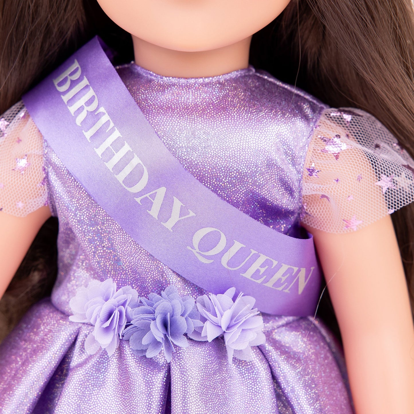 Birthday Queen Outfit for 46cm Doll DesignaFriend KK6146