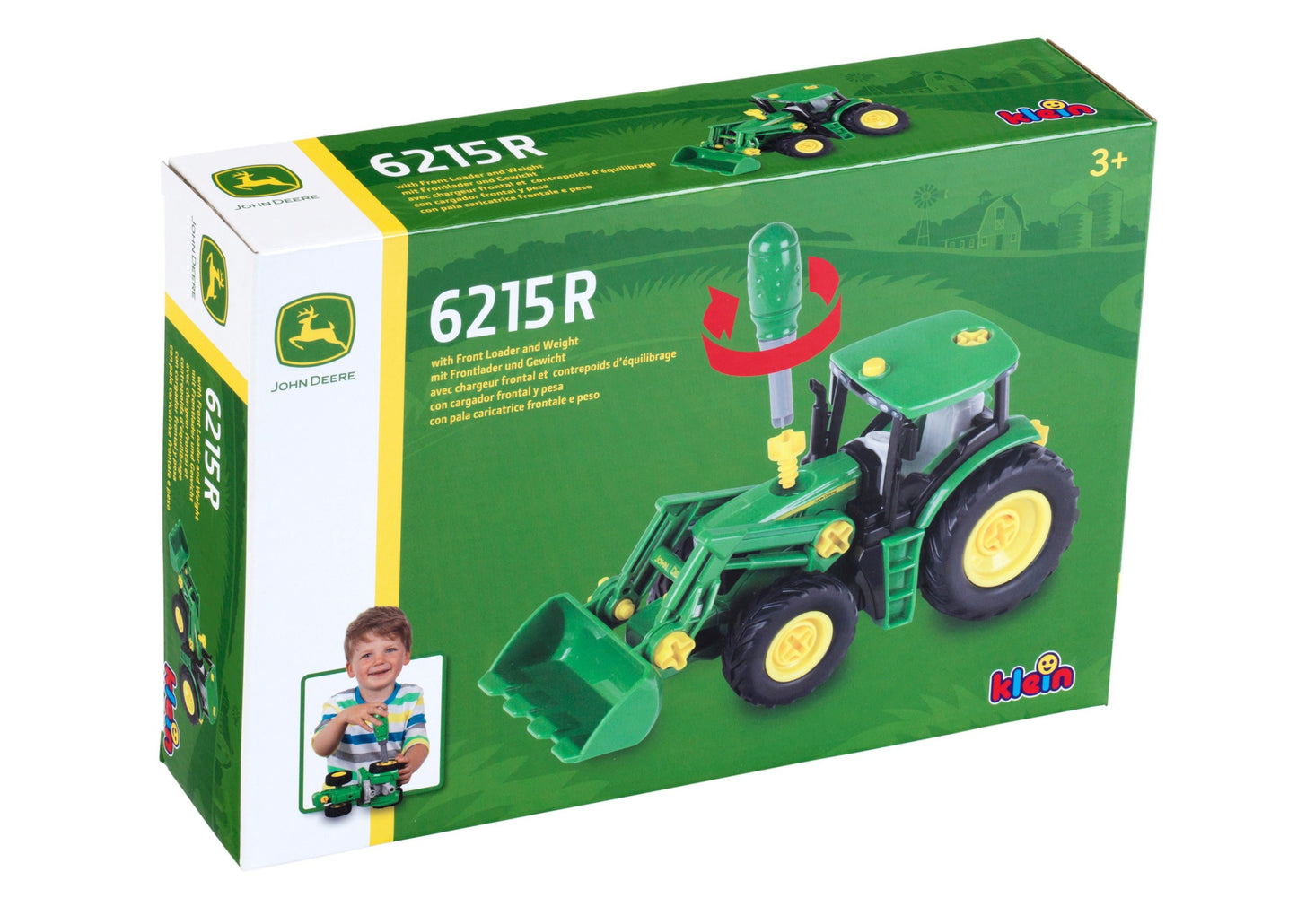 John Deere Tractor with front loader Klein Toys 3903