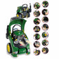 John Deere Tractor Engine Klein Toys 3916