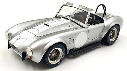 SHELBY COBRA 427 S/C SILVER/WHITE 1/18 Scale Kyosho KYO08047S