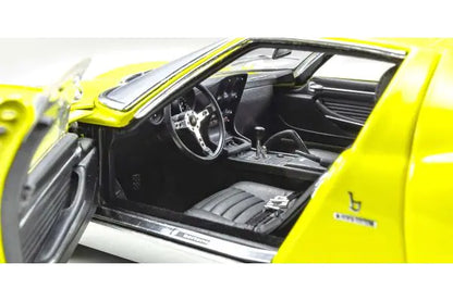 LAMBORGHINI MIURA P400SV YELLOW/SILVER 1/18 Scale Kyosho KYO08317Y
