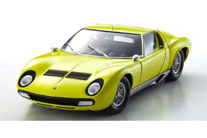 LAMBORGHINI MIURA P400SV YELLOW/SILVER 1/18 Scale Kyosho KYO08317Y