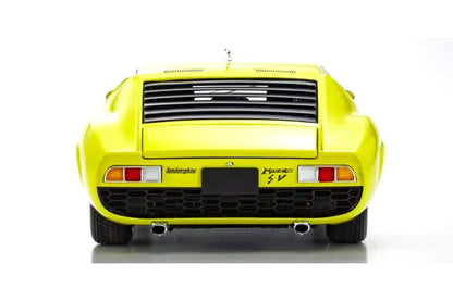 LAMBORGHINI MIURA P400SV YELLOW/SILVER 1/18 Scale Kyosho KYO08317Y