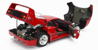 FERRARI F40 RED 1/18 Scale Kyosho KYO08416R