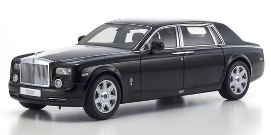 ROLLS ROYCE PHANTOM EXT W/BASE BLACK 1/18 Scale Kyosho KYO08841BKU