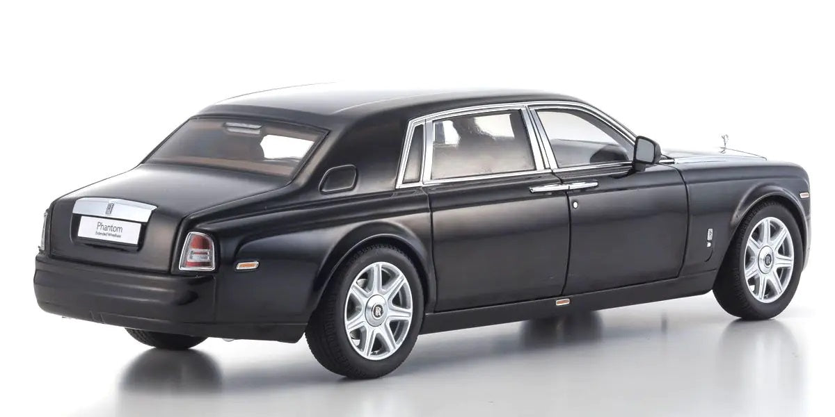 ROLLS ROYCE PHANTOM EXT W/BASE BLACK 1/18 Scale Kyosho KYO08841BKU