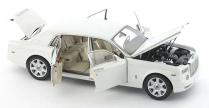 ROLLS ROYCE PHANTOM EXT W/BASE WHT 1/18 Scale Kyosho KYO08841EW