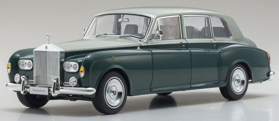 ROLLS-ROYCE PHANTOM VI GREEN/SILVER  1/18 Scale Kyosho KYO08905GRS