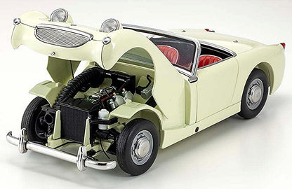 AUSTIN HEALEY SPRITE ENGLISH WHITE  1/18 Scale Kyosho KYO08953EW