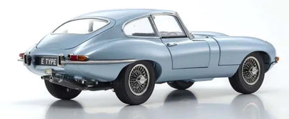 JAGUAR E-TYPE SILVER BLUE METALLIC 1/18 Scale Kyosho KYO08954SBL