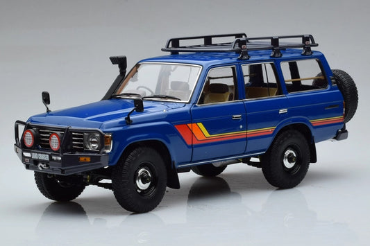 TOYOTA LANDCRUISER 60 BLUE 1/18 Scale Kyosho KYO08956XBL