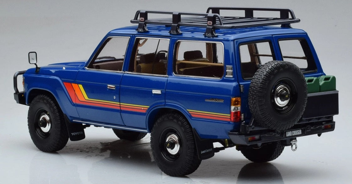 TOYOTA LANDCRUISER 60 BLUE 1/18 Scale Kyosho KYO08956XBL