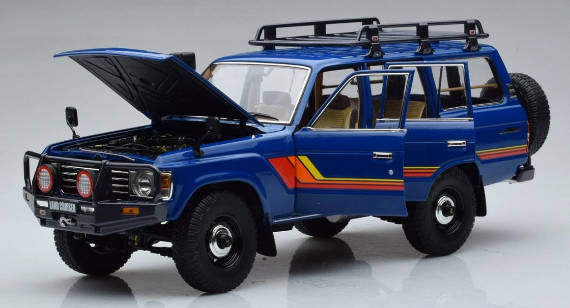 TOYOTA LANDCRUISER 60 BLUE 1/18 Scale Kyosho KYO08956XBL
