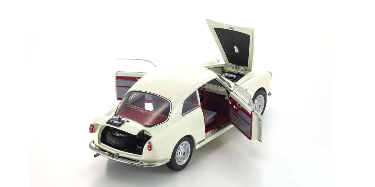 ALFA ROMEO GIULIETTA SPRINT WHITE 1/18 Scale Kyosho KYO08957W