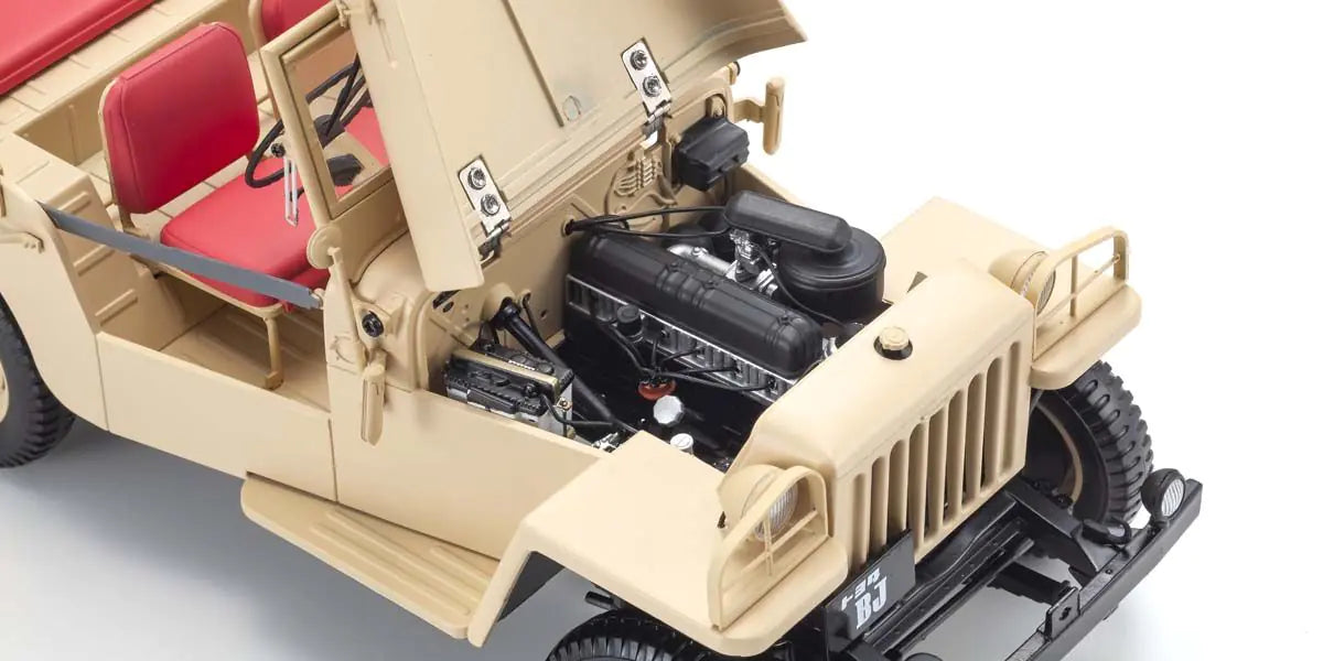 TOYOTA LAND CRUISER BJ BEIGE 1/18 Scale Kyosho KYO08959BE