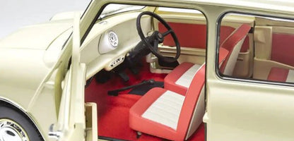 MORRIS MINI MINOR OLD ENGLISH WHITE 1/18 Scale Kyosho KYO08964W