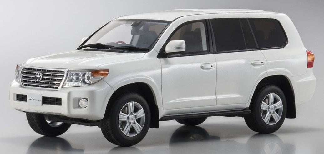 LAND CRUISER WHITE (RESIN) 1/18 Scale Kyosho  KYOKSR18008W-B