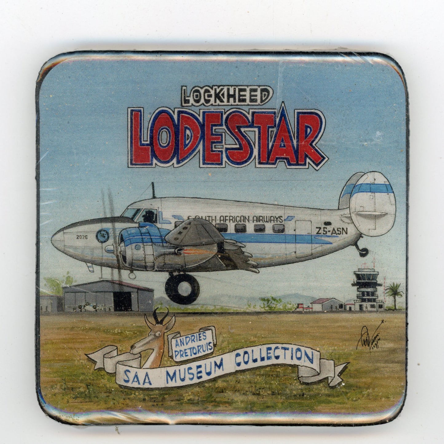 SAA Museum Lockheed Loadster Coaster - MAC3