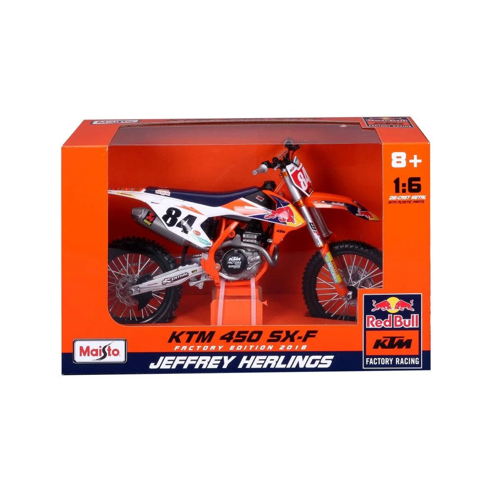 Red Bull KTM Supercross sx450 2018 - 1/6 Scale - Maisto - MAI32228