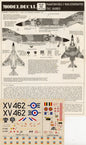 Phantom FGR.2., F-104 Starfighter, TAC Badges - 1/72 Scale Modeldecal MD12