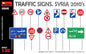 Traffic Signs Syria 2010 - 1/35 Scale MINA35648